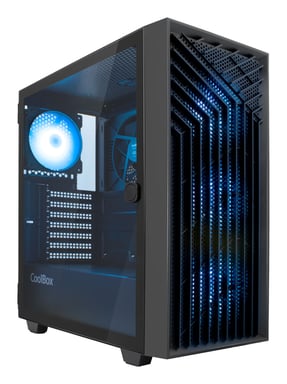 CoolBox PC Gaming GA300 Grid Line Tower Noir