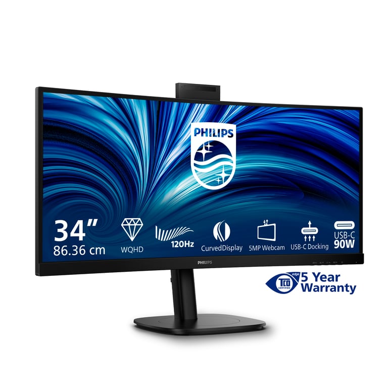 Philips 3000 series 34B2U3600CH00 écran plat de PC 86 4 cm 34 3440 x 1440 pixels Wide Quad HD LCD Neuf - vue 2