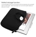 Pochette avec poignée 15'' pour Mac et PC fin Housse Protection Sacoche Ordinateur Portable PC Tablette 15 Pouces