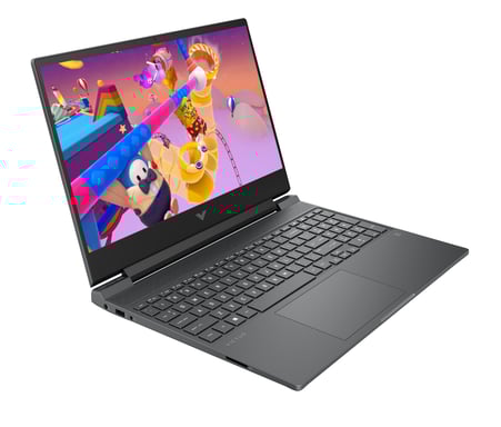 HP Victus Gaming 15-fa0085nf Ordinateur portable 39,6 cm (15.6'') Full HD Intel® Core i5 i5-12450H 16 Go DDR4-SDRAM 512 Go SSD NVIDIA GeForce RTX 3050 Wi-Fi 6 (802.11ax) Windows 11 Home Noir