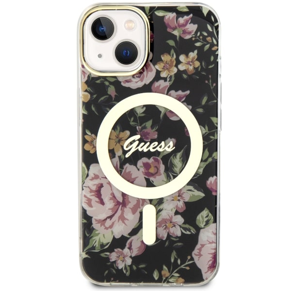 Guess Flower MagSafe Coque pour iPhone 14 3666339115517 - vue 3