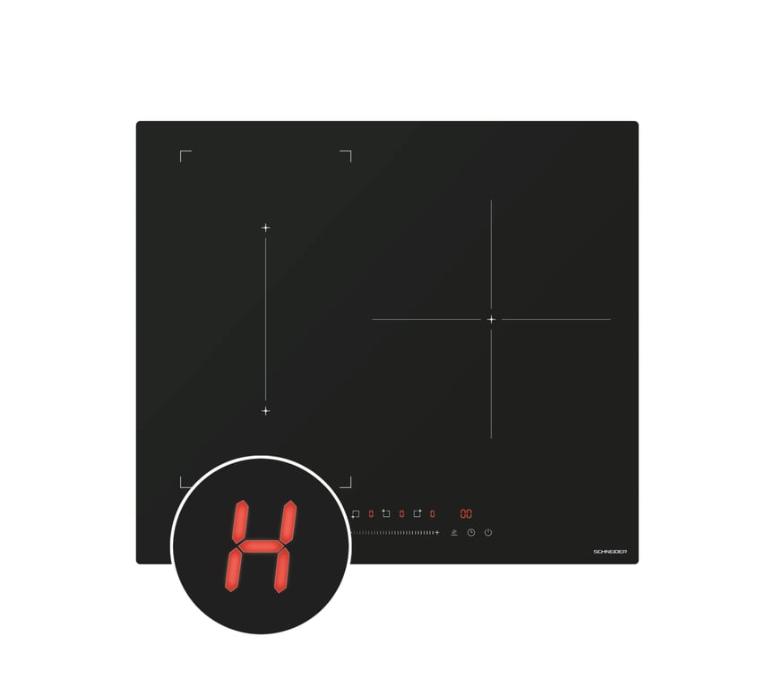 Schneider SCTI604BS Table induction 4 feux Neuf - vue 3