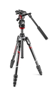 Manfrotto MVKBFRTC-LIVE tripode Videograbadora de mano 3 pata(s) Negro, Plata