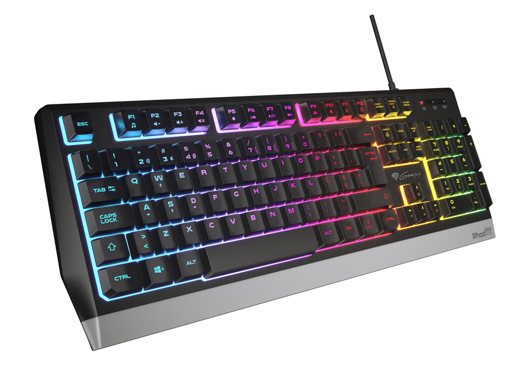 Clavier Gaming GENESIS Rhod 300 RGB – Filaire, Clavier à Membrane, QWERTY - vue 6