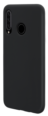 Coque en Gel de Silicone Doux pour Huawei P30 Lite, Noir satin
