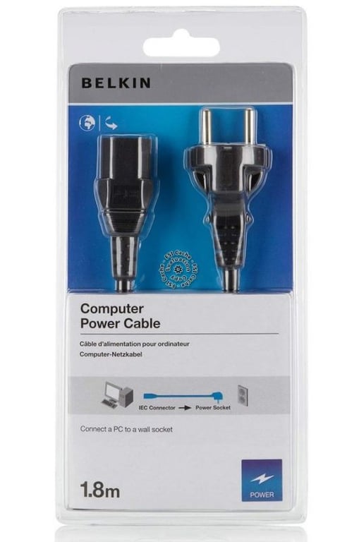 Autre connectique informatique BELKIN ALIM AC 1 8M FR - vue 4