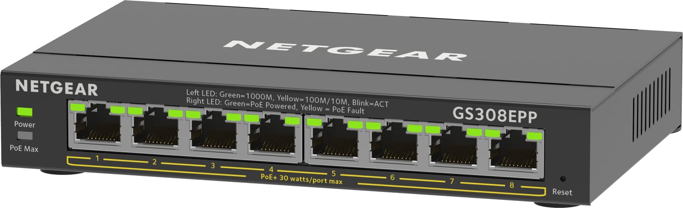 Netgear GS308EPP - vue 4