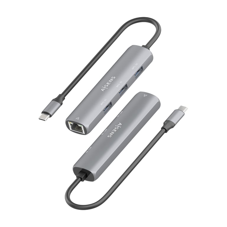 AISENS ASUC 6P016 GR station d'accueil Avec fil USB 3.2 Gen 1 3.1 Gen 1 Type C Neuf - vue 6