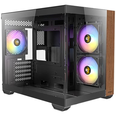 Antec CX600M Midi Tower Negro, Madera