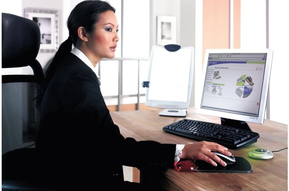 Tappetino per mouse Kensington Duo Gel rosso/grigio scuro