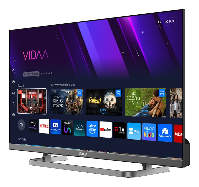 SABA SA24S89VDA TV 24 HD Smart TV Wifi 160 cdm² - vue 3