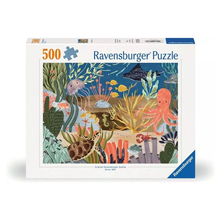 Puzzle 500 pièces : Fantaisie Océanique Ravensburger France - vue 3