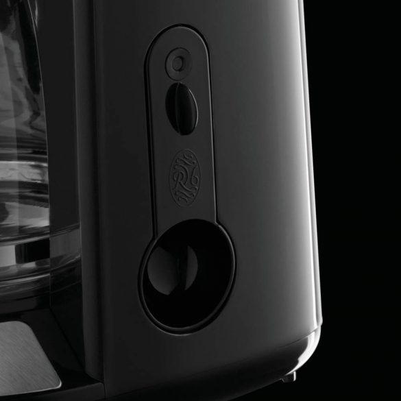Russell Hobbs Cafetière filtre [Programmable Technologie WhirlTech pour extraction & arôme optimaux] Crème max 10 tasses verseuse en verre Maintien au chaud Machine à café 24033 - vue 4
