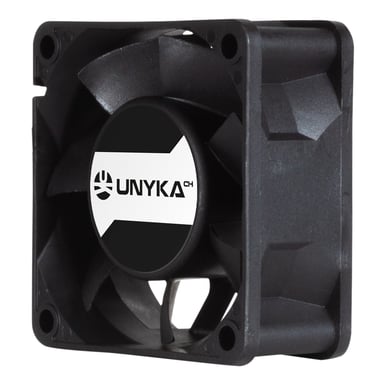 UNYKAch 6940533543497 Boitier PC Ventilateur 6 cm Noir