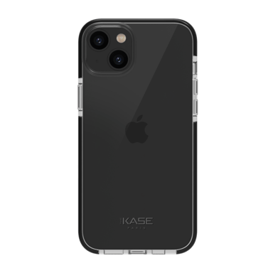 Funda trasera de malla deportiva para Apple iPhone 14 Plus, negro azabache