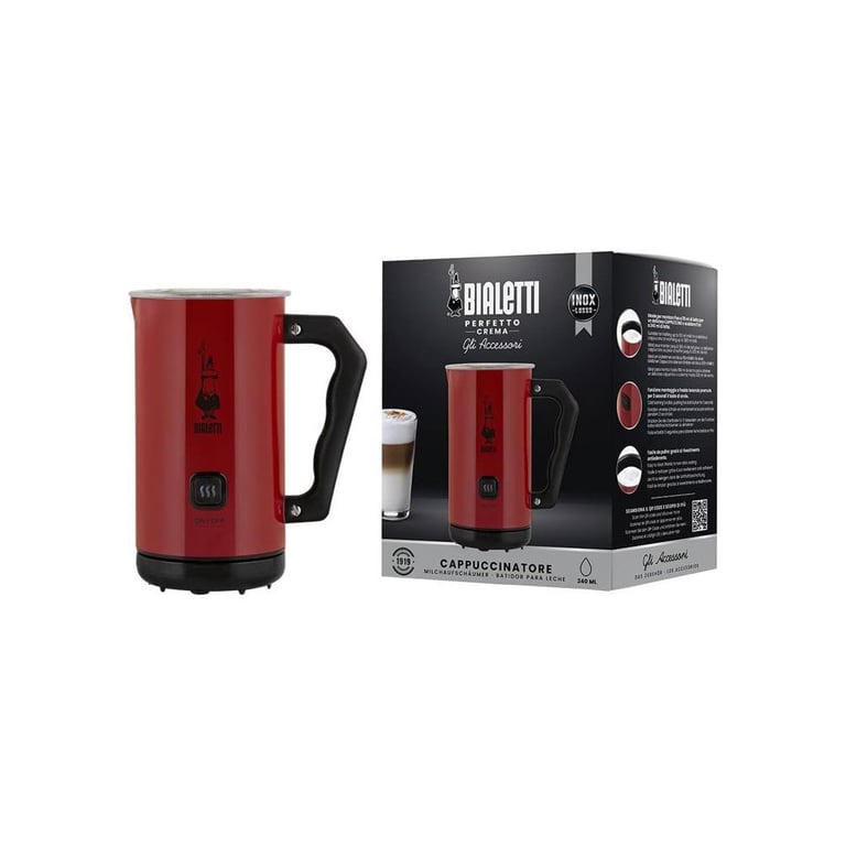 Bialetti MKF02 Mousseur/Chauffe-lait automatique Rouge - Neuf