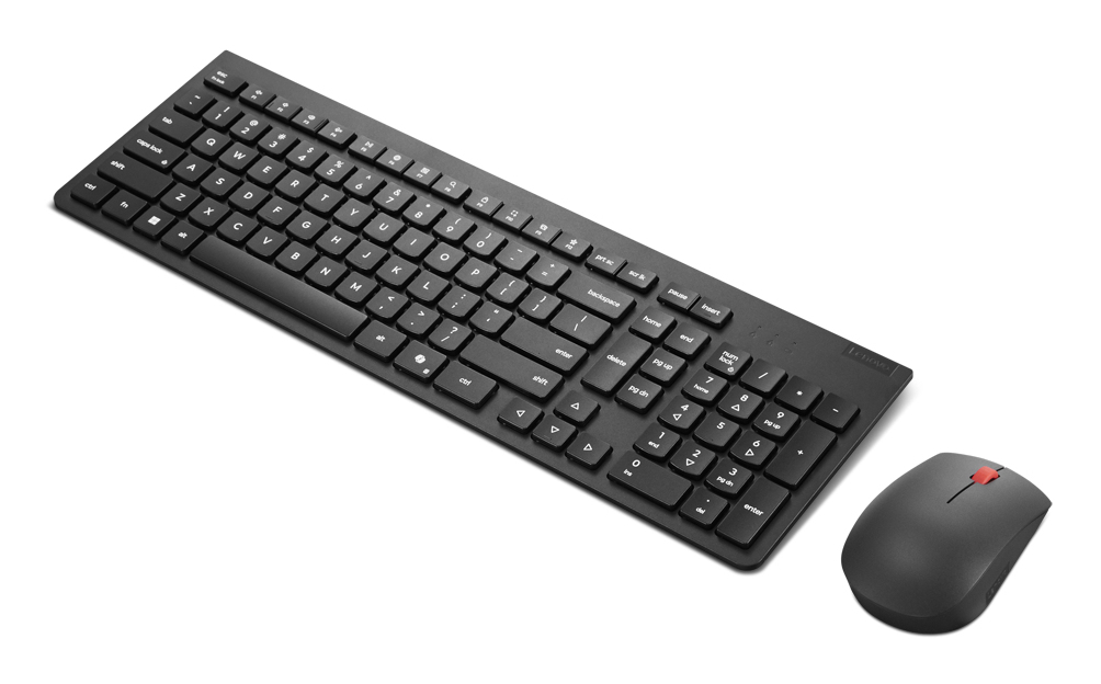 Lenovo 4X31R64484 clavier Souris incluse Bureau RF sans fil Espagnole Noir - Neuf