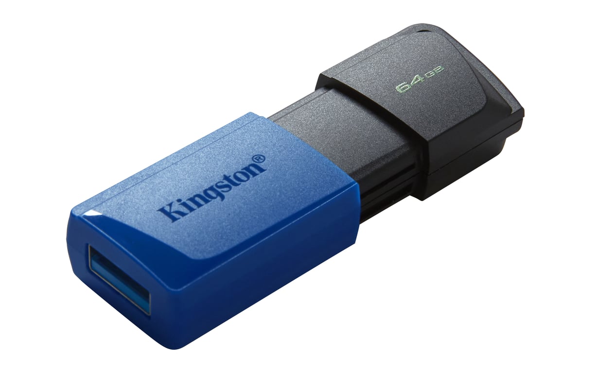 Kingston Technology DataTraveler 64GB USB3.2 Gen 1 Exodia M (Noir + Bleu) - Neuf