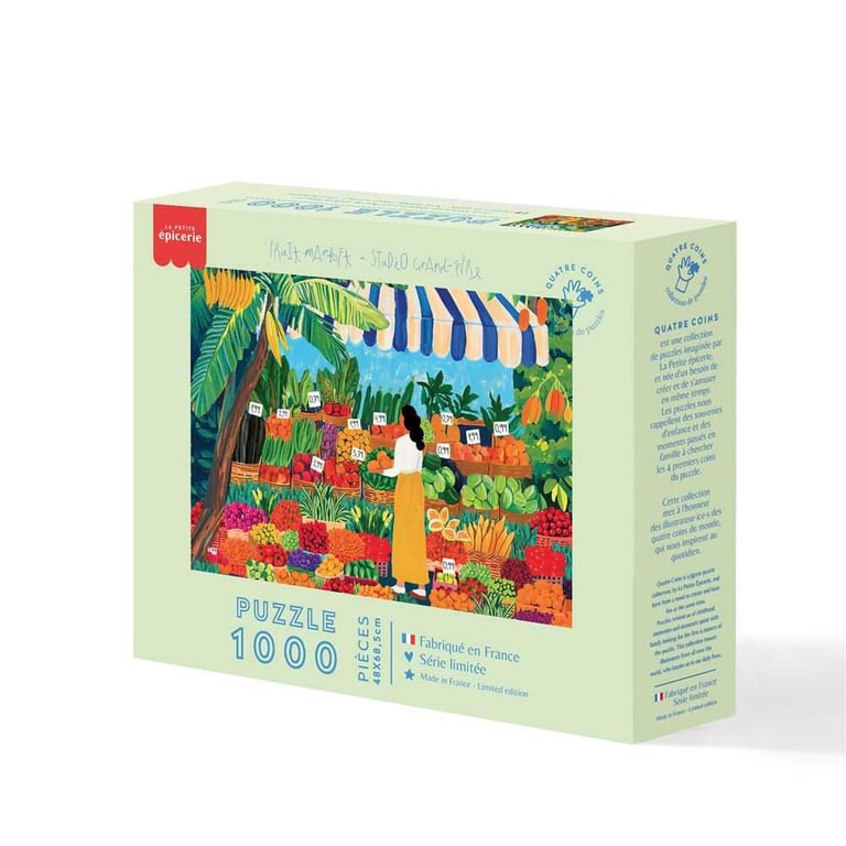 Puzzle 1000 pièces La Petite Epicerie Fruit Market - vue 2