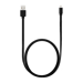 Câble Lightning certifié MFi Apple Charge Speed 3A charge/ sync (1M), Noir de jais