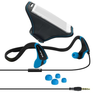 Ecouteurs intra-auriculaires avec brassard RUN-FIT Sport