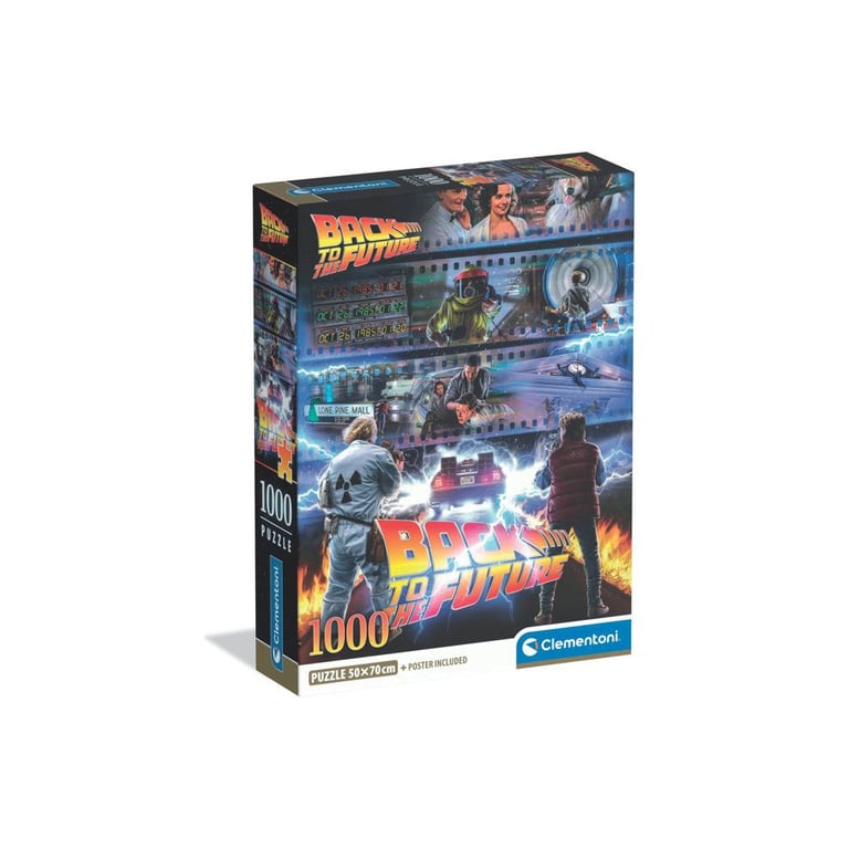Puzzle 1000 pièces : Back to the future Clementoni Puzzles - vue 5