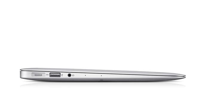 Portátil Apple MacBook Air 33,8 cm (13,3'') WXGA+ Intel® Core? i5 4 GB DDR3-SDRAM 256 GB Flash Mac OS X 10.8 Mountain Lion Aluminio