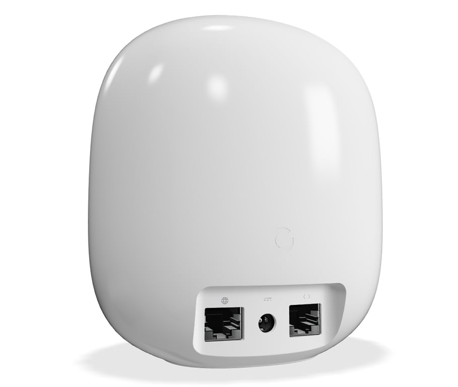 Google Nest Wifi Pro Tri-bande (2,4 GHz / 5 GHz / 6 GHz) Wi-Fi 6E (802.11ax) Blanc 2 2x2