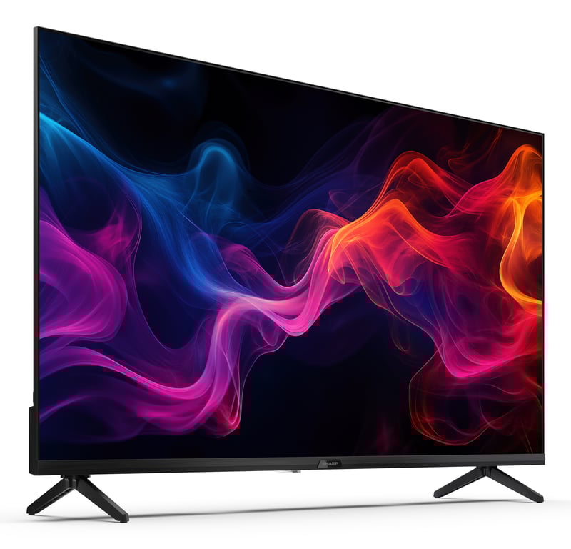 Sharp Smart TV 40 pollici Full HD Nero Televisore LED con Netflix e YouTube - vue 3