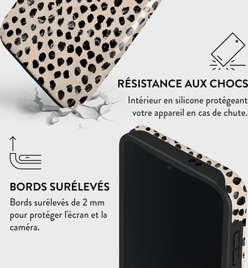 Burga Funda para Galaxy S24 Tough A prueba de golpes Modelo Almond Latte Beige