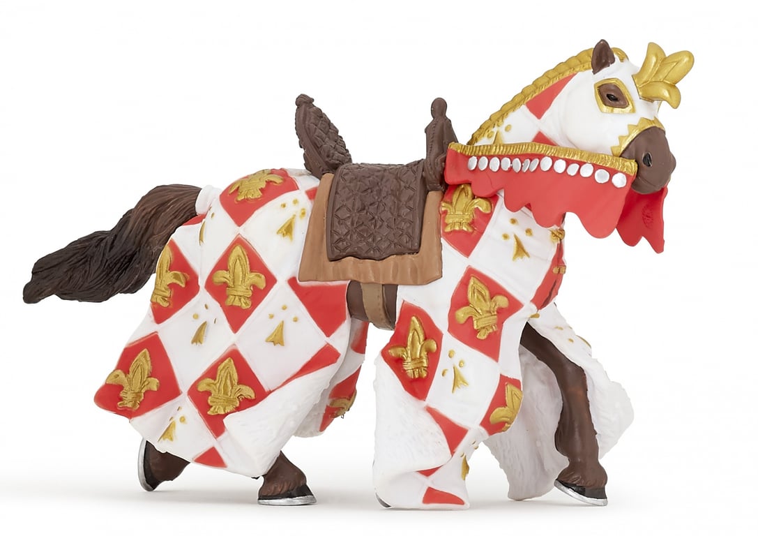 Papo Cheval fleur de lys Neuf