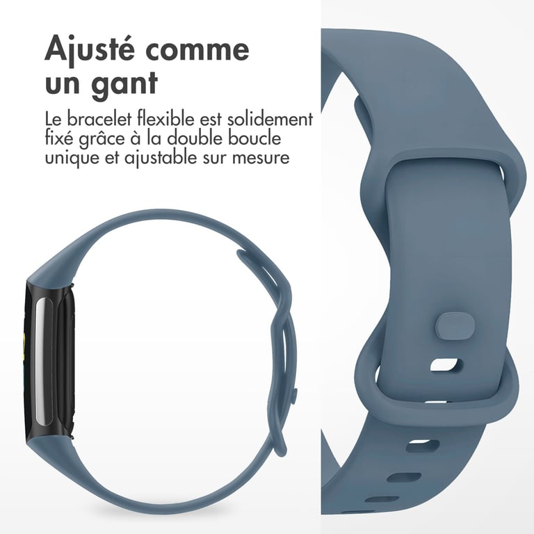imoshion Bracelet silicone pour Fitbit Charge 5 / Charge 6 Taille Officiel Neuf - vue 6