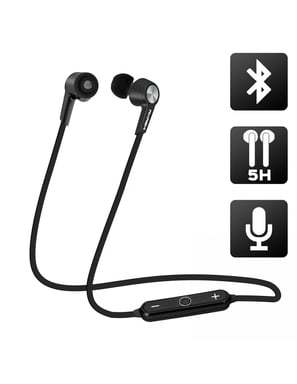 Altadif ALTKITINTRABT écouteur/casque Sans fil Ecouteurs Appels/Musique Micro-USB Bluetooth Noir
