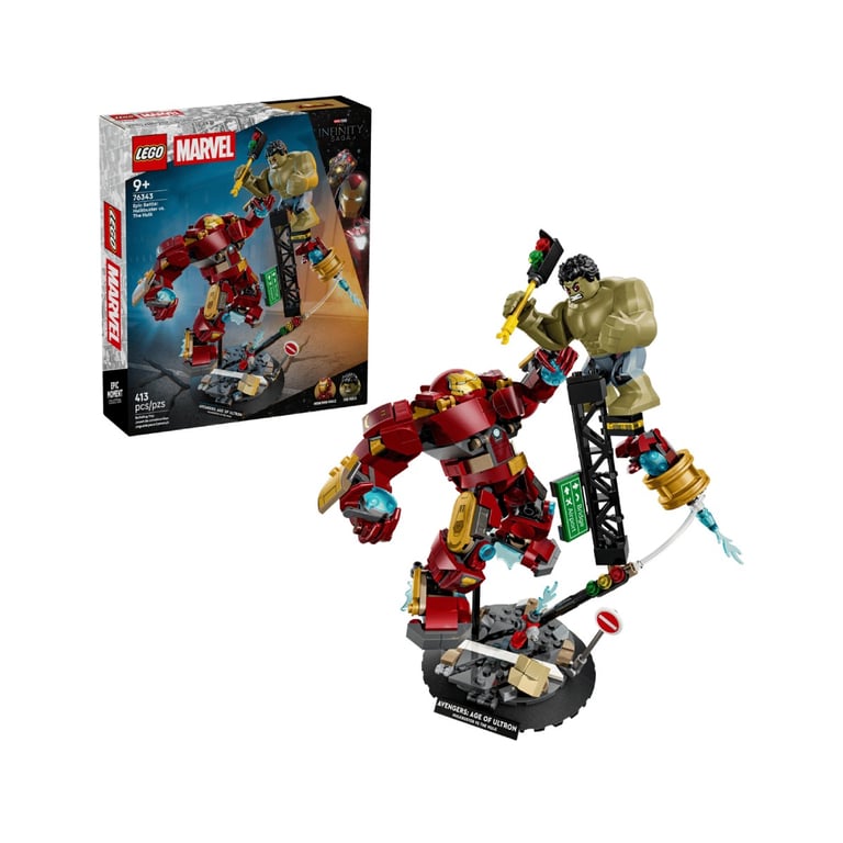 LEGO Marvel Le combat légendaire entre Hulkbuster et Hulk 76343 - vue 6