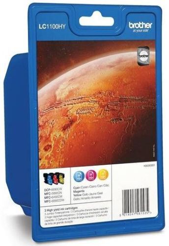 Brother Pack cartouches encre Cyan jaune - vue 4