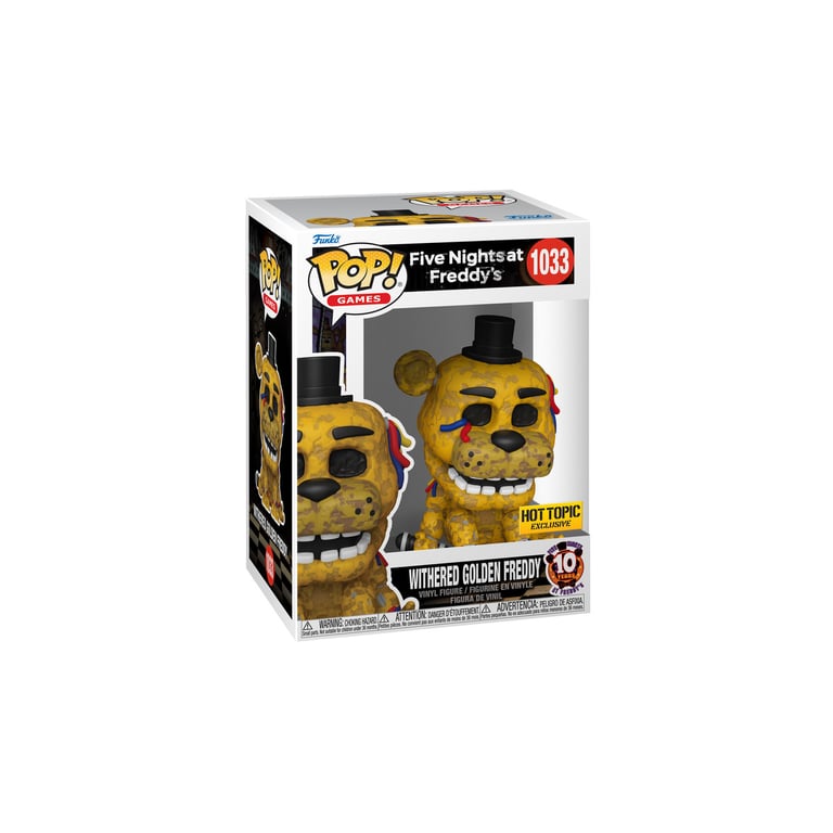 Funko Pop! Games Five Nights At Freddy' Freddy Doré Flétri - vue 3