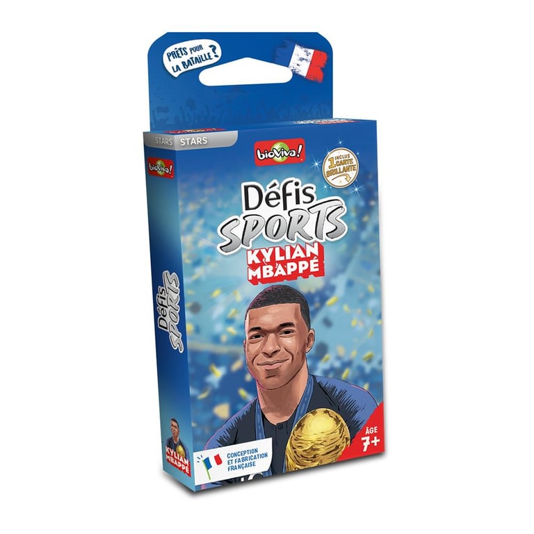 Jeu Classique Bioviva Défis Sports Kylian Mbappé – Jeu de Cartes Éducatif 2 à 6 Joueurs - vue 2