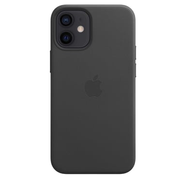 APPLE iPhone 12 mini Funda de piel con MagSafe - Negro