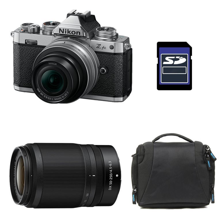 NIKON Z fc + Z 16 50 + Z 50 250 + Sac + Carte SD 8 Go Neuf
