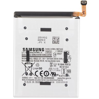 Samsung Batería interna para Galaxy S25 Ultra 5000mAh EB-BS938ABE Original Blanco