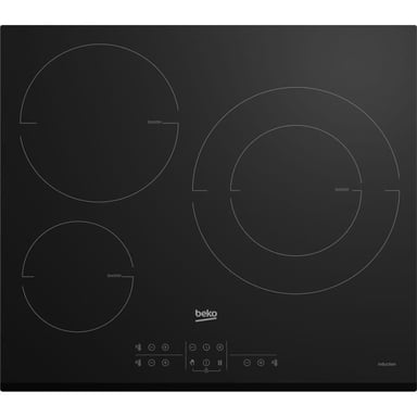 Plaque de cuisson induction  - 3 feux - 58x51 cm - HII63200MTB - Neuf