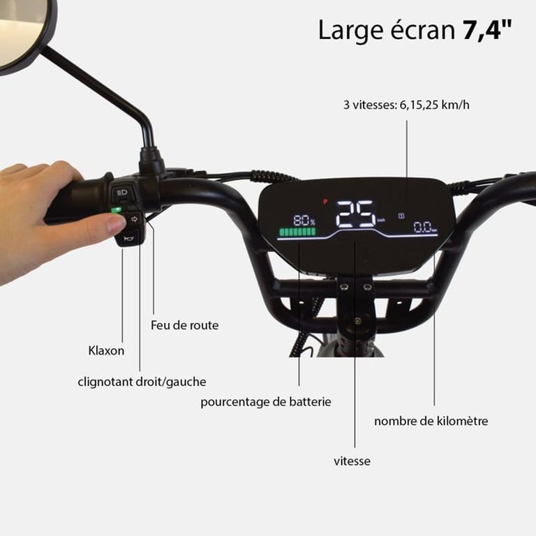 Wimob Plus Cyclomobile léger 20'' homologué - vue 4