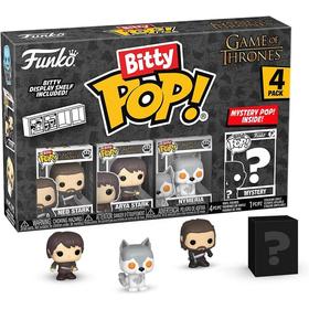 Pack 4 Figurines Funko Bitty Pop GoT Ned Stark - vue 3