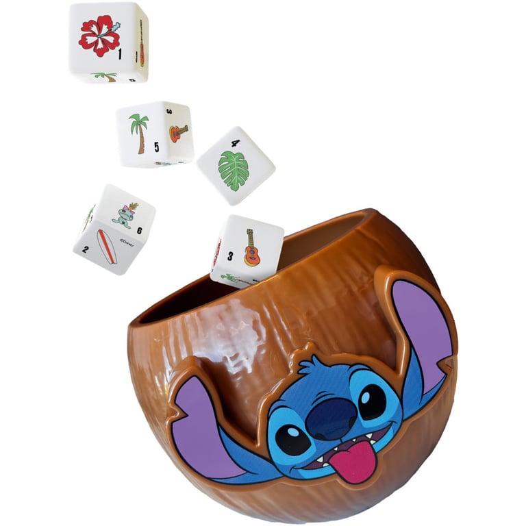 YAHTZEE Stitch Jeu de société WINNING MOVES Dès - vue 2
