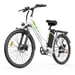 Bicicleta eléctrica urbana WITAMBIKE C26 PRO para adultos, batería de 36 V y 20 Ah - Blanca