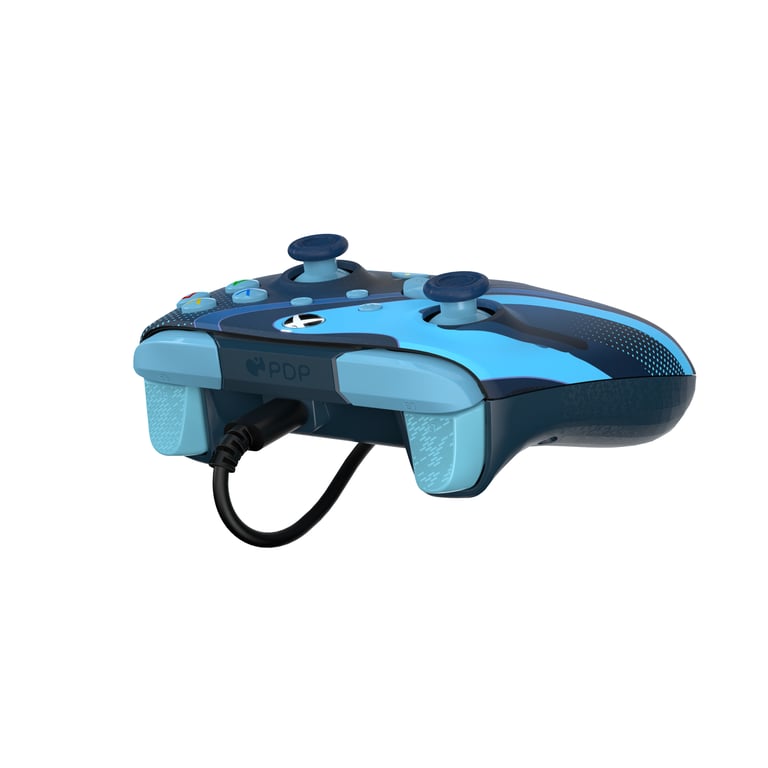 REMATCH GLOW Manette USB Xbox One Xbox Series S Xbox Series X PC - Marée Bleue - Neuf