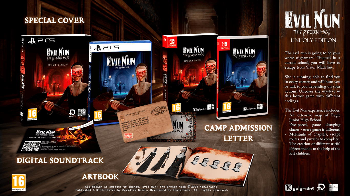 Evil Nun The Broken Mask Unholy Edition Nintendo Switch Neuf - vue 3