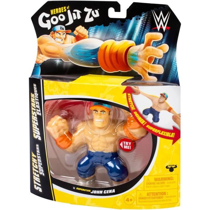 Figurine extensible GOO JIT ZU WWE John Cena 11 cm Texture élastique Extensible 3x - vue 2