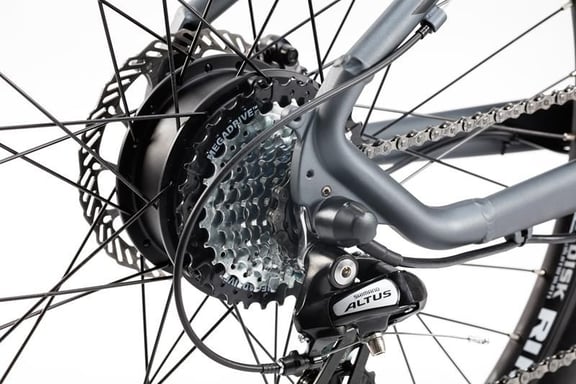 MTB elettrica VAE, EMTB-27.5 , Sospensione anteriore, SHIMANO 24 velocità e freni a disco idraulici Batteria integrata agli ioni di litio 48V 13Ah, taglia L-XL