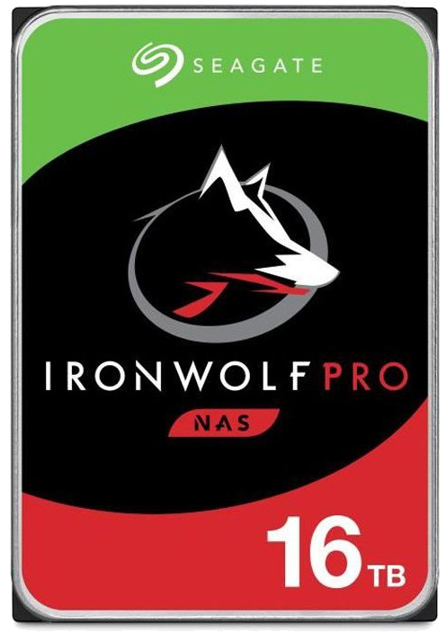 SEAGATE - Disque dur Interne - NAS IronWolf Pro - 16To - 7 200 tr/min - 3.5 (ST16000NE000)